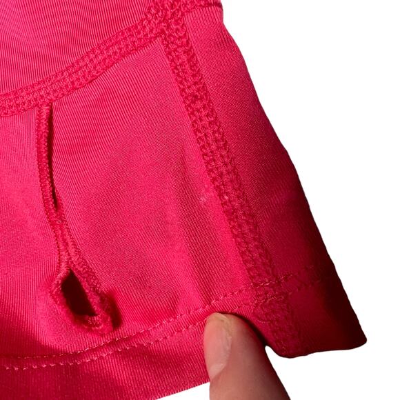 Lucy Tech Top Long Sleeve Workout Tee Stretch Active Thumbholes Pink‎ Women's M - Picture 9 of 12